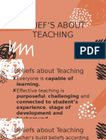 Beliefs About Teaching