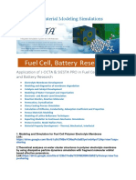 Fuel Cell, Material Modeling Simulations