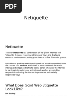 Netiquette