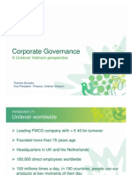 Corporate Governance - Unilever - 08.07.08