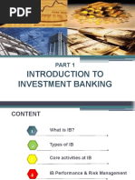 Introduction To Investment Banking