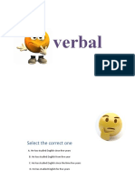 Verbal