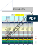 Fan Filter Unit Computation