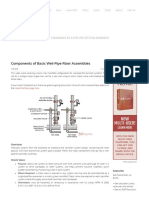 Components of Basic Wet-Pipe Riser Assemblies