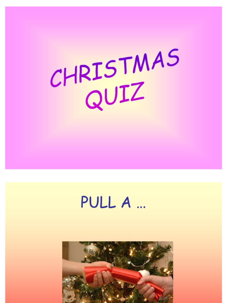 Christmas Quiz | PDF