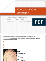 SOAL-SOAL ANATOMI TUMUHAN-Nia Khairiani