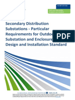 TG-NET-SST-018 Secondary Distribution Substations - Particular Requirements For Outdoor Substation and Enclosures - PETE OWEN 1