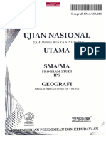 Soal Geografi SMA UN 2019 (WWW - Sudutbaca.com) PDF