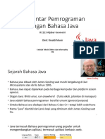 Pengantar Pemrograman Dengan Bahasa Java 2017