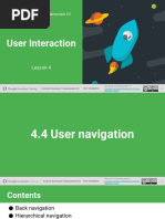 04.4 User Navigation (Navigation Drawer)