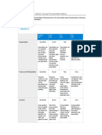 Rubric 1