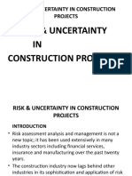 Risk & Uncertainty in Construction Projects
