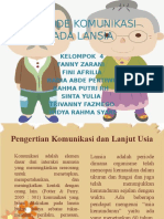 Metode Komunikasi Pada Lansia