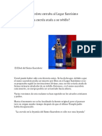 El Sumo Sacerdote Entraba Al Lugar Santisimo Con Una Cuerda Atada A Su Tobillo