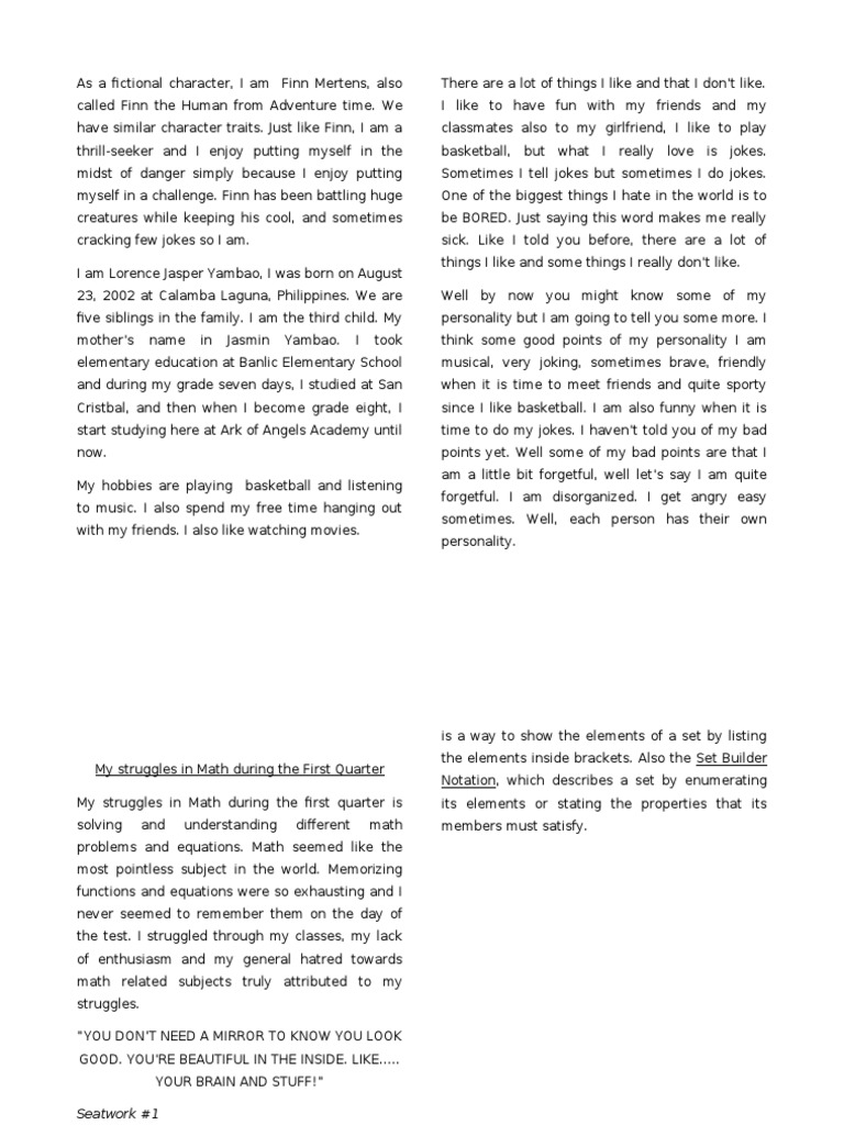 Mathfolio | PDF | Teaching Mathematics