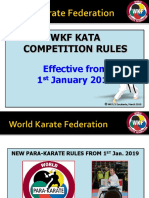 WKF KATA Education PowerPoint  effective 1st Jan. 2019