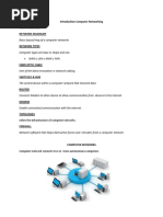 Introduction Computer Networking