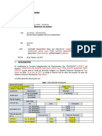 Formato de Informe Financiero