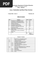 Embedded Systems and Real-Time Systems