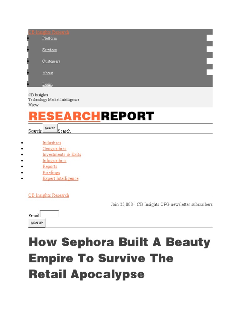 Sephora is a highlight in the LVMH portfolio — Retail Assembly Inc.