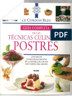 Le Cordon Bleu Guia Completa de Las Tecnicas Culinarias Postres PDF