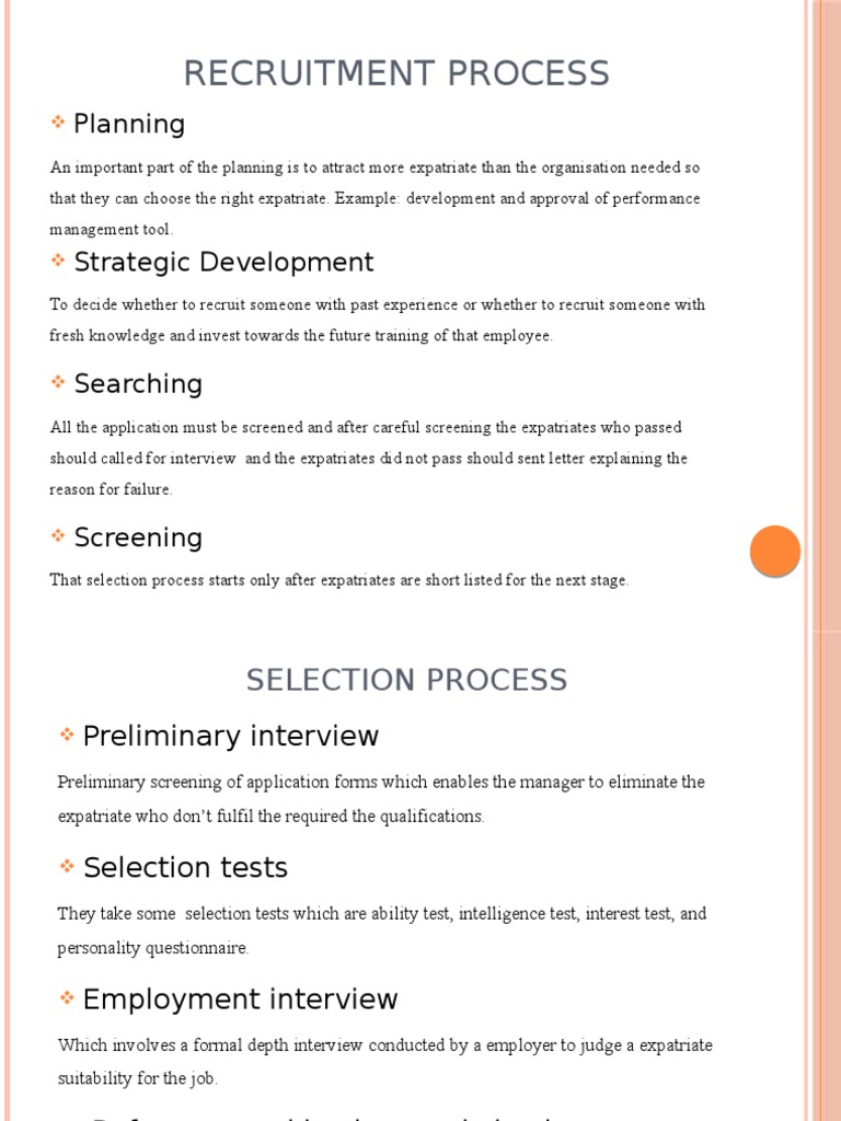 Recruitment Process in The Mcdonald&rsquo;s | PDF