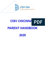 CISV Cincinnati Parent Handbook (2020)