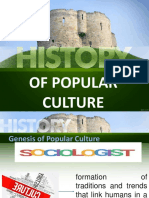 1 History of Popular Culture