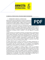 Derecho a la protesta social: posición de Amnistía Internacional