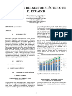 Proyeccion Del Sector Elétrico en El Ecuador