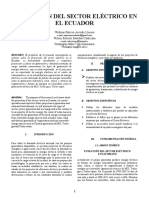 Proyeccion Del Sector Elétrico en El Ecuador