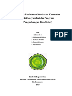 Makalah Program Pembinaan Kesehatan Komunitas