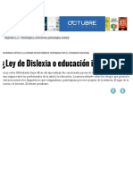 ¿Ley de Dislexia o Educación Inclusiva - Página12 - La Otra Mirada