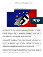 Planurile Lui Napoleon Și Hitler Materializate Prin Uniunea Europeană Masonică