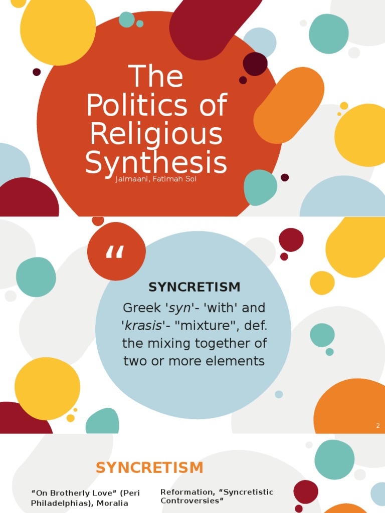 The Politics of Religious Synthesis | PDF | Religion And Belief