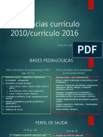 Diferencias Currculo2010 2016