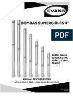 manual bomba sumergible