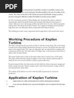 Kaplan Turbine Head Range and Efficiency | PDF | Turbine | Electric ...