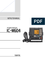 ICOM IC-M604 Manual PDF