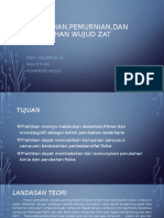 Teknik Pemisahan, Pemurnia, Dan Perubahan Wujud Zat 1