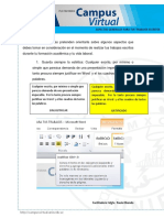 ASPECTOS FORMALES PARA TRABAJOS ESCRITOS