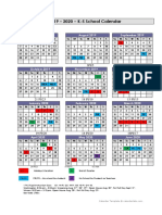 2019-2020 Elementary Calendar 1