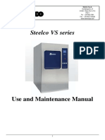 Steelco VS Sterilizer - User and Maintenance Manual