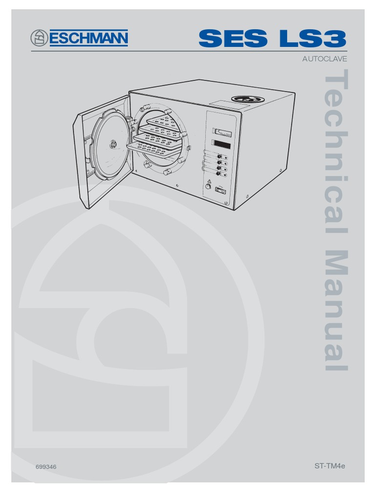 Eschmann Little Sister 3 Autoclave Service Manual PDF Thermostat