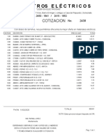 Cotizacion Servicio Trifasico Suministro Electricos