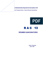 HTTP - WWW - Aerocivil.gov - Co - Normatividad - RAC - RAC 13 - Régimen Sancionatorio PDF