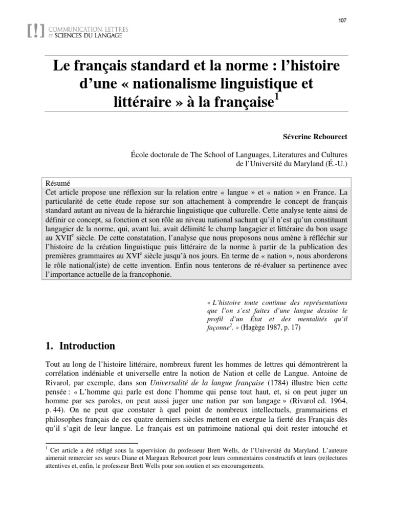 Rebourcet | PDF | Langue française | Dialecte