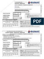 Sunat-Pagos Varios