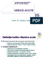 Bolile Diareice Acute: Conf. Dr. Hurduc Victoria
