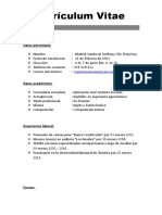 Curriculum Vitae Basico